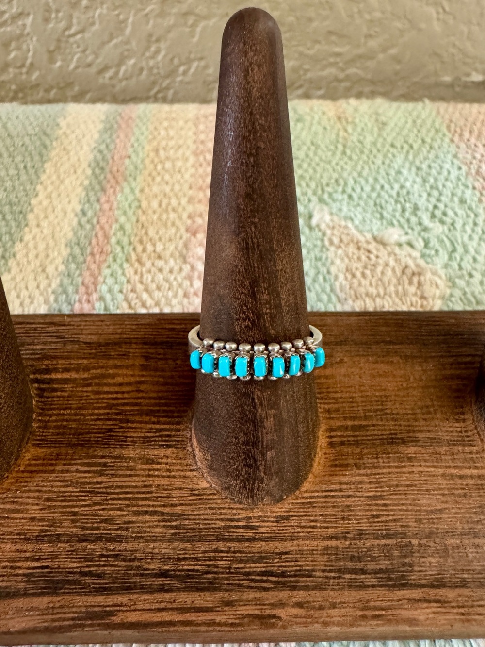 Native made Zuni Turquoise Ring